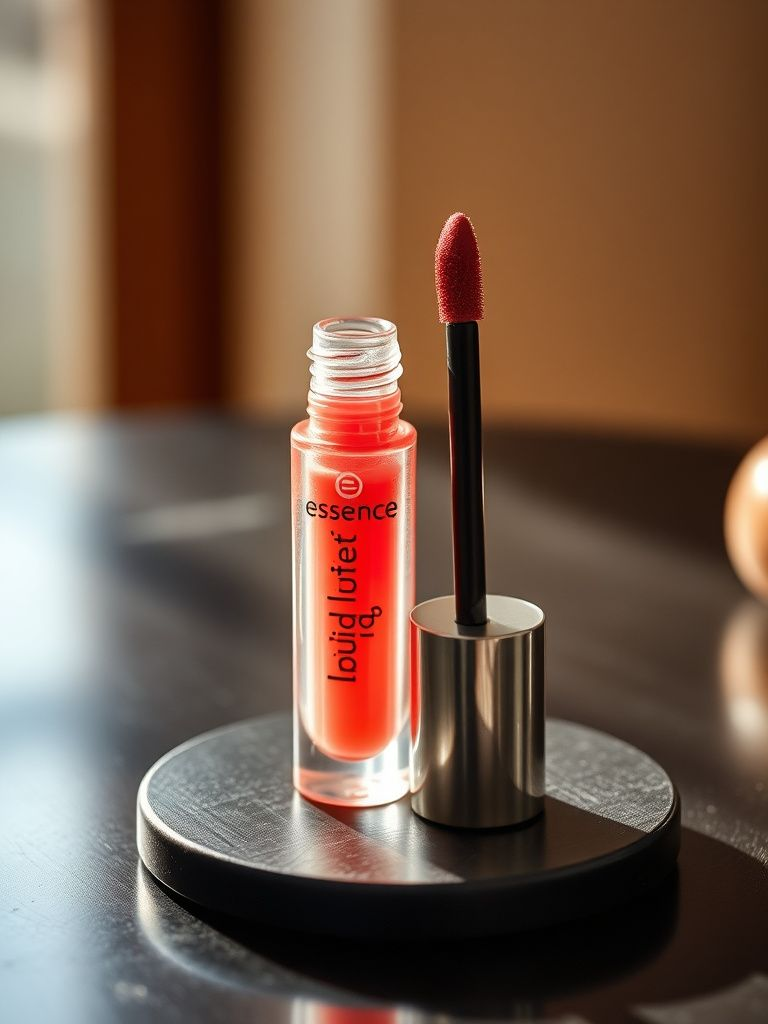 Essence Liquid Lipstick with simple clear tube and black wand