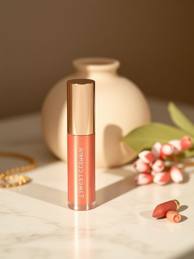 Jordana Sweet Cream Matte Liquid Lip Color with rose gold packaging