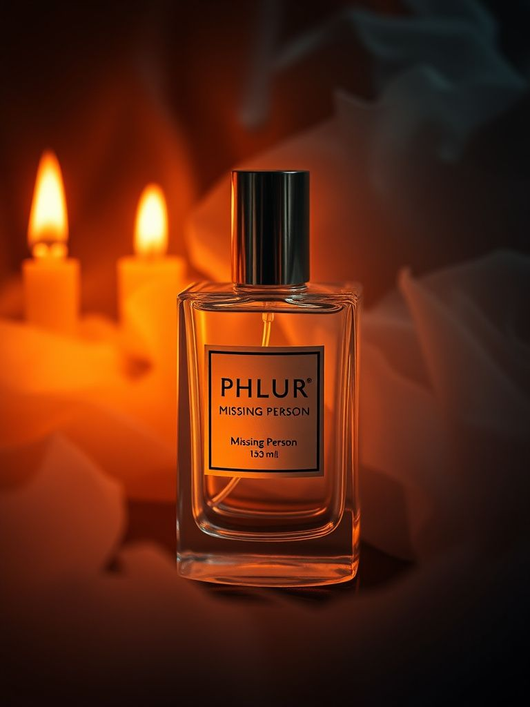 Phlur Missing Person perfume in mysterious, dreamy setting