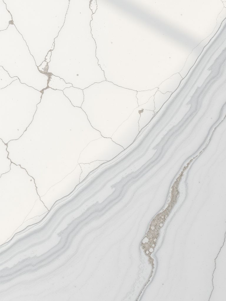 White howlite stone with gray veining patterns