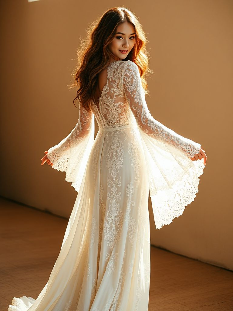25 Dreamy Boho Wedding Dress Ideas for the Free-Spirited Bride